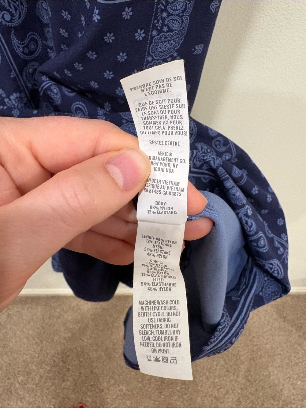 Aerie Bandana Print Active Tank Dress - L - Picture 6 of 8